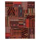 Persisk Patchworkmatta Arkiio Kelim Shiraz/Azerbajdzjan 159x204