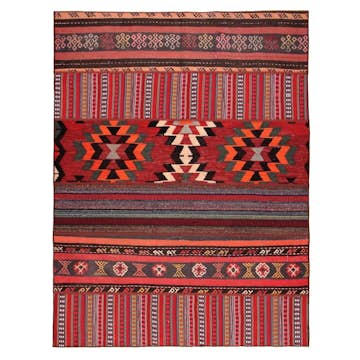 Persisk Patchworkmatta Arkiio Kelim Shiraz/Azerbajdzjan 151x203