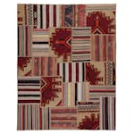 Persisk Patchworkmatta Arkiio Kelim Flerfärgad 156x204