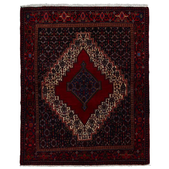 Handvävd Matta Arkiio Persisk Enkelvävd Senneh 128x159