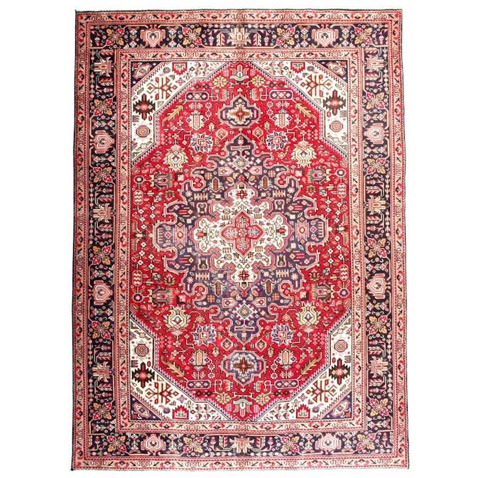 Persisk Matta Arkiio Tabriz Vintage Original 190x271