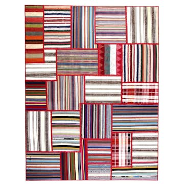 Persisk Patchworkmatta Arkiio 751581 Flerfärgad 156x205