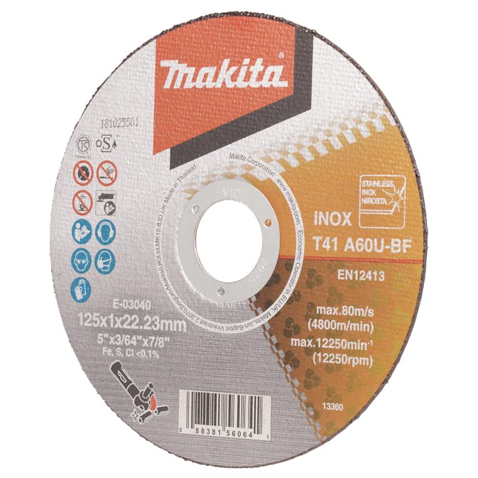 Kapskiva Makita E-03040 125x1,0x22,23 mm