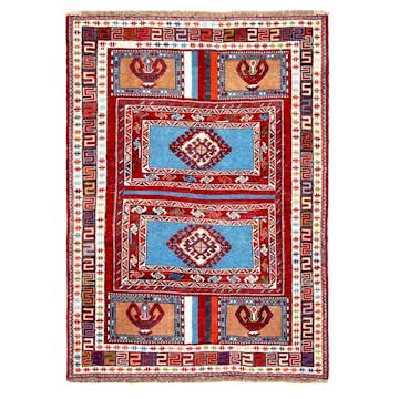 Persisk Matta Arkiio Varni Ardebil Kelim 103x141