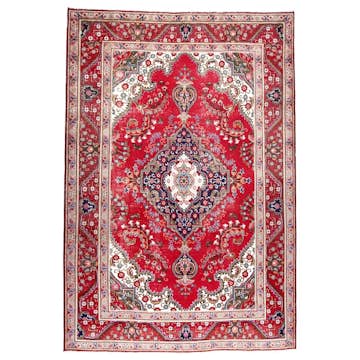 Persisk Matta Arkiio Tabriz Vintage Original 195x290