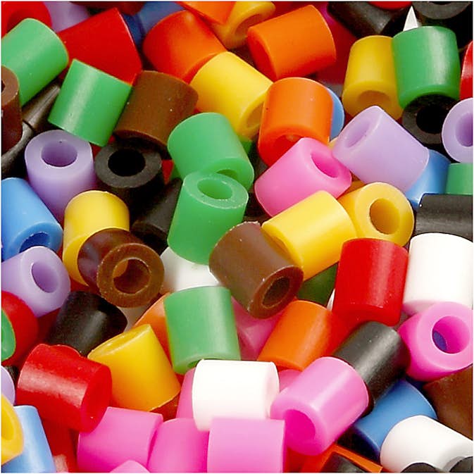Rörpärlor Creativ Company Stl 5x5 mm Hålstl 2,5 mm Medium