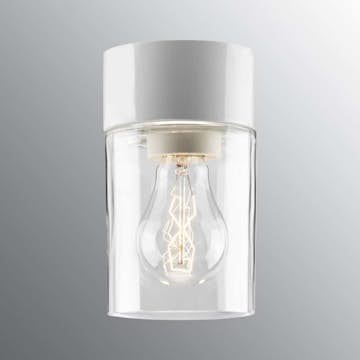 Vägg-/Taklampa Ifö Electric Opus 100 Klar IP44 Rak E27
