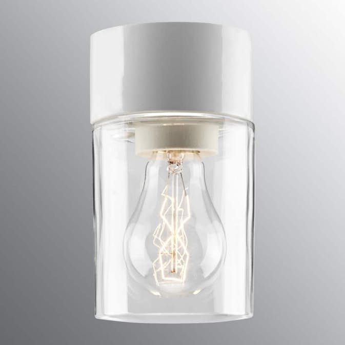 Vägg-/Taklampa Ifö Electric Opus 100 Klar IP44 Rak E27 60 W