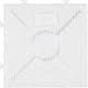 Stiftplatta Creativ Company Stl 15x15 cm