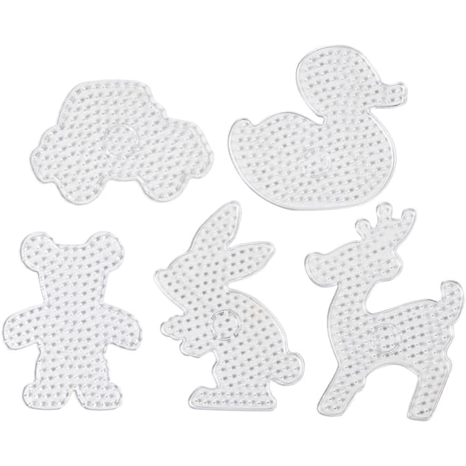 Pärlplattor Creativ Company Transparent Stl 16x19,5-19x24 cm Jumbo 5 St/1 Förp