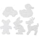 Pärlplattor Creativ Company Transparent Stl 16x19,5-19x24 cm Jumbo 5 St/1 Förp