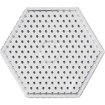Pärlplattor Creativ Company Transparent Hexagon Jumbo 1 St