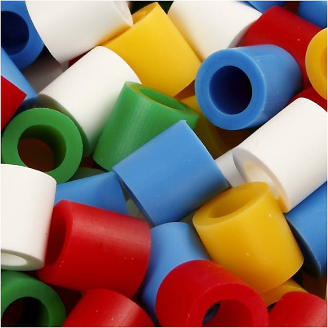 Rörpärlor Creativ Company Stl 10x10 mm Hålstl 5,5 mm Jumbo 1 Förp