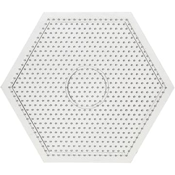 Stiftplatta Creativ Company 6-kantig Stl 15x15 cm 10 St/1 Förp