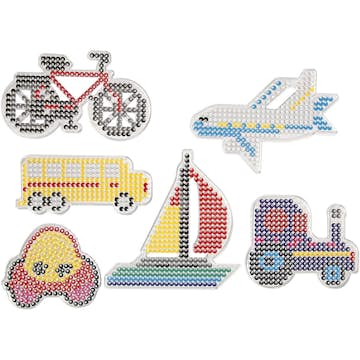 Stiftplattor Creativ Company Stl 9x9,5+11x16 cm 6 St/1 Förp