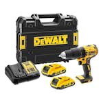 Slagborrmaskin DeWalt DCD778D2T, 18V 2x2,0 Ah TSTAK