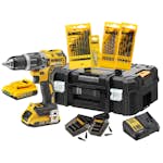 Slagborrmaskin DeWalt DCK796D2T 18V Tstak med Tillbehör 2x2 Ah