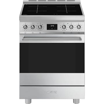 Induktionsspis Smeg C6IPXM2 Rostfri med Pyrolytisk Rengöring och Timerfunktion