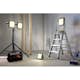 Arbetslampa Schneider Electric Thorsman LED 4000K IP54 med USB A+C och Schuko-uttag