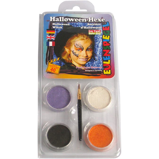 Ansiktsfärg Creativ Company Eulenspiegel Sminkset Halloween/Häxa