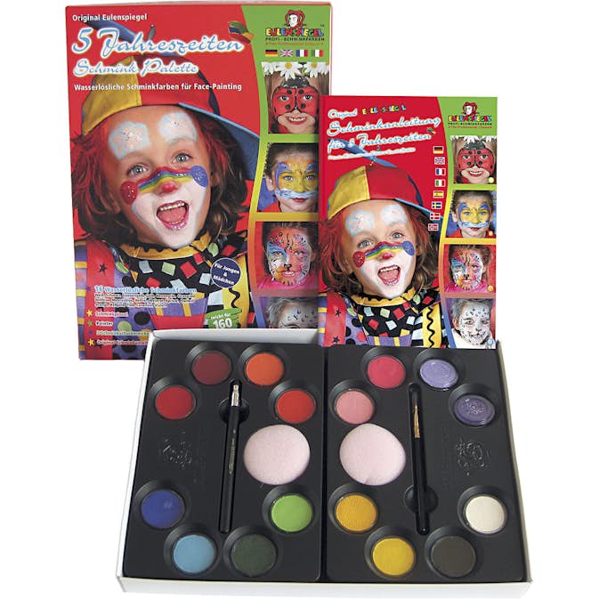 Ansiktsfärg Creativ Company Eulenspiegel med Steg för Stegbeskrivning 76132
