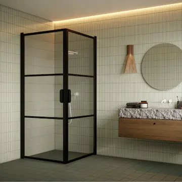 Duschhörn Hietakari Bläk 762 Tokyo Vändbara Dörrar