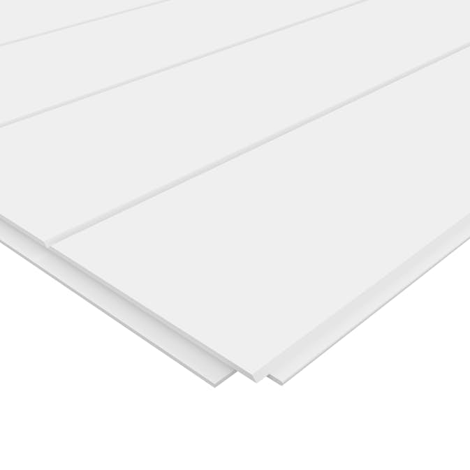 Panelskiva Moelven Regina Tak Linje Dekor Vit S 0500-N 4 st/frp