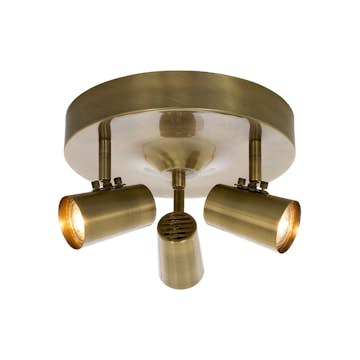 Takspot Aneta Pilot Rund 3 Ljuskällor