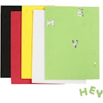 Dekorgummi Creativ Company Mixade Färger Stl 2-2,3 cm 5 Ark/1 Förp