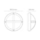 Tak/Vägglampa SG ARMATUREN Tanto LED13,5W 1100Lm 3000K