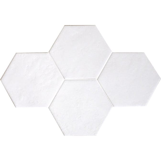 Klinker Konradssons Hexatile Blanco Vit 18x20 cm