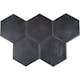 Klinker Konradssons Hexatile Negro Svart 18x20 cm