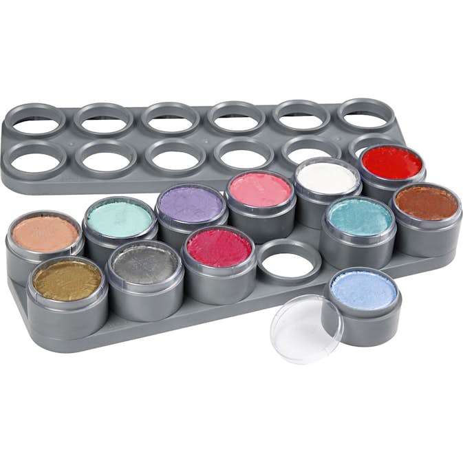 Ansiktsfärg Creativ Company Grimas Sminkpalett Mixade Färger 12x15 ml/1 st