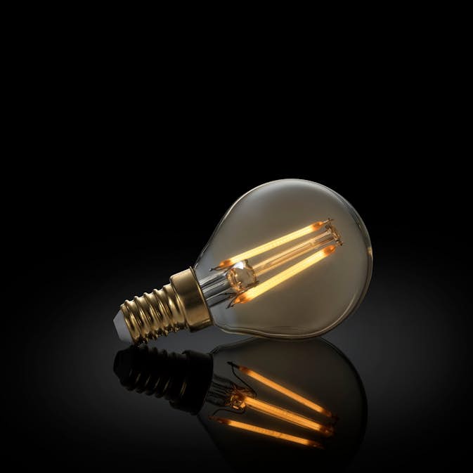Glödlampa Gnosjö Konstsmide LED E14 45 mm Klot 4W 2200K 230V