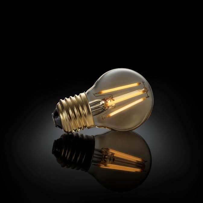 Glödlampa Gnosjö Konstsmide LED E27 45 mm Klot 4W 2200K 230V