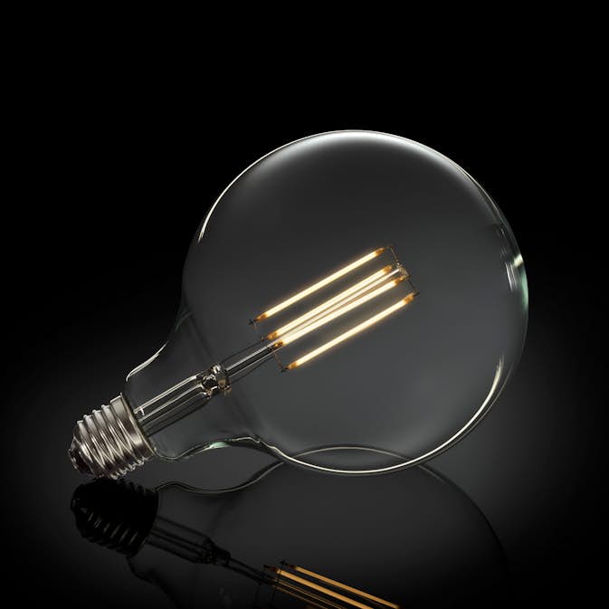 Glödlampa Gnosjö Konstsmide LED E27 125 mm Klot 4W 2200K 230V