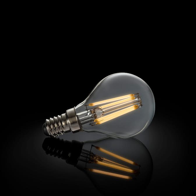 Glödlampa Gnosjö Konstsmide LED E14 45 mm Klot 4W 2200K 230V