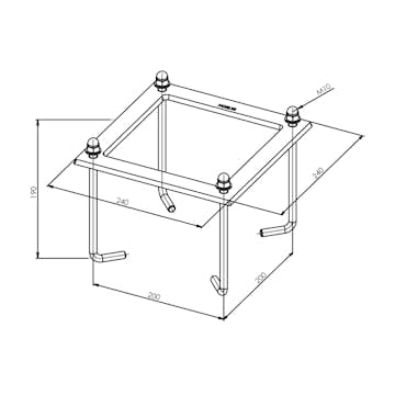 Ingjutningsfäste Norlys Asker