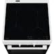 Induktionsspis Electrolux LKI64404SW med Självrengörande Ugn och Hob2Hood
