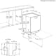 Integrerad Diskmaskin AEG FBB84707PM 60 cm med SprayZone och SatelliteClean