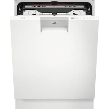 Integrerad Diskmaskin AEG FBB84707PW 60 cm med SprayZone och SatelliteClean