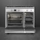 Induktionsspis Smeg - CX92IM, Rostfri med Dubbelugn