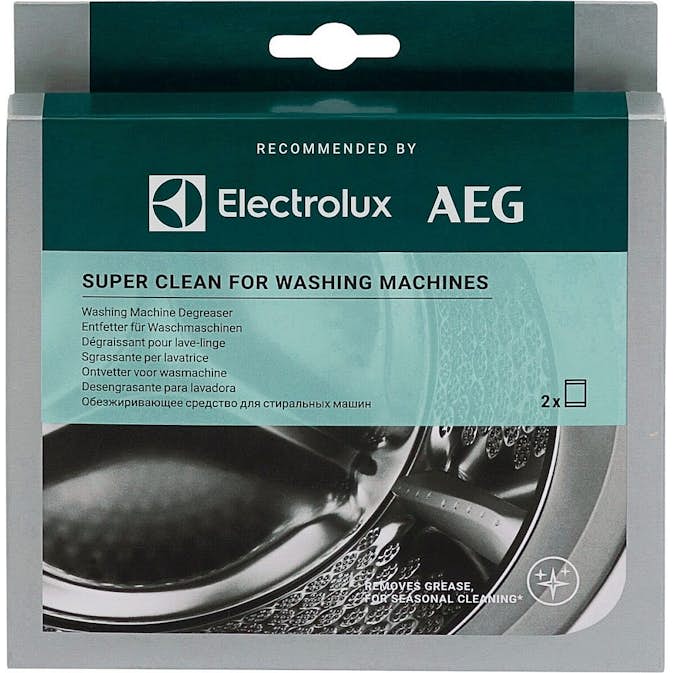 Djuprengöringsmedel Electrolux M2WCP051 för Tvättmaskin - Innehåller Två Påsar