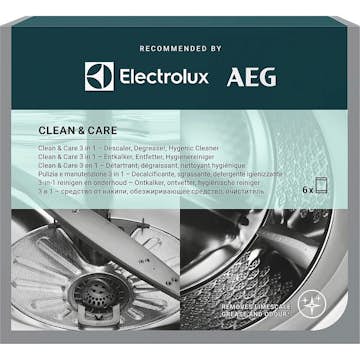 3 i 1 Rengöringsmedel Electrolux M2GCP601 för Tvättmaskin och Diskmaskin