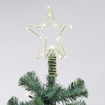 3D-julstjärna Nordic Winter LED