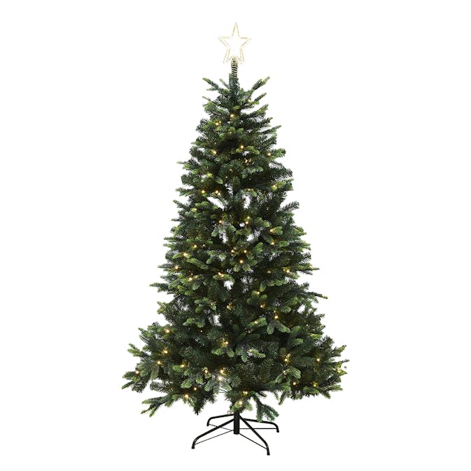 Plastgran Nordic Winter LED med Stjärna