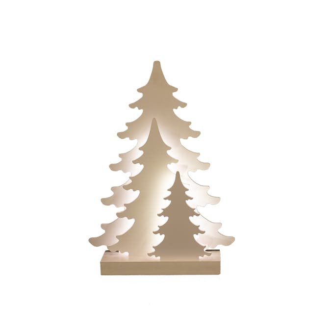 Juldekoration Nordic Winter 3D LED med Trädmotiv