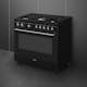 Gasspis Smeg CX91GMBL Concerto Svart Ergonomisk och Smart Design