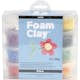 Modelleringsmaterial Creativ Company Foam Clay Large Mixade Färger 8x20 g/1 Förp