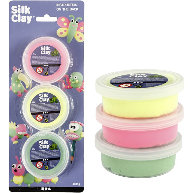 Silk Clay Creativ Company 3x14 g/1 Förp